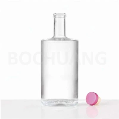 Bottiglia di liquore di vetru per gin